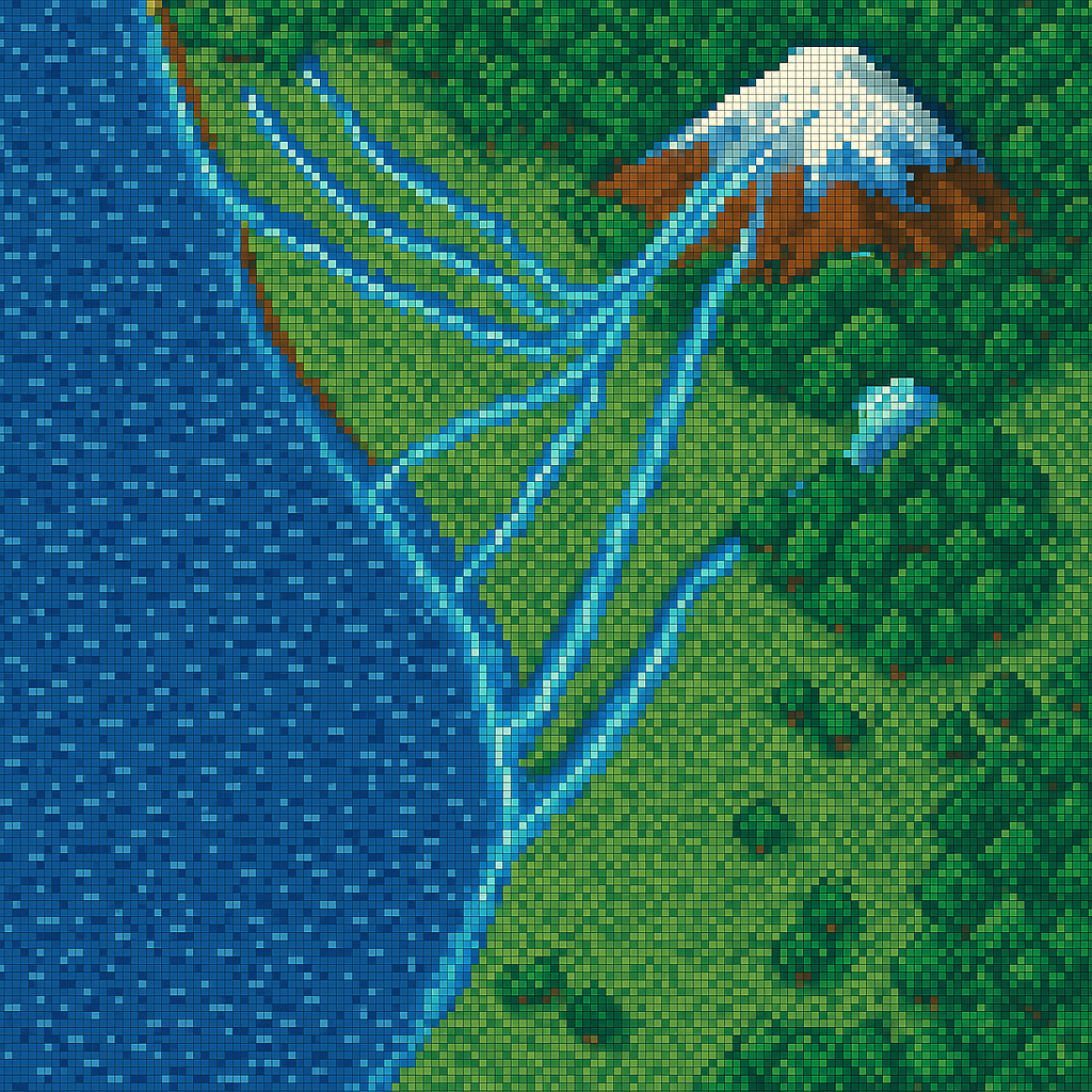 Hakusan Pixel Map